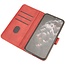 Case2go - Hoesje geschikt voor Samsung Galaxy M01 - Wallet Book Case -  Ruimte voor 3 pasjes - Rood