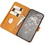 Case2go - Hoesje geschikt voor Samsung Galaxy Note 10 Lite - Wallet Book Case -  Ruimte voor 3 pasjes - Licht Bruin