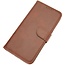 Case2go - Hoesje geschikt voor Samsung Galaxy S20 - Wallet Book Case -  Ruimte voor 3 pasjes - Donker Bruin