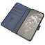 Case2go - Hoesje geschikt voor Samsung Galaxy S20 Ultra - Wallet Book Case -  Ruimte voor 3 pasjes - Blauw