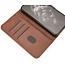 Case2go - Hoesje geschikt voor Huawei Y5P - Wallet Book Case -  Ruimte voor 3 pasjes - Donker Bruin