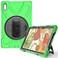 Case2go - Hoes voor Huawei MatePad 10.4 - Hand Strap Armor Case - Groen