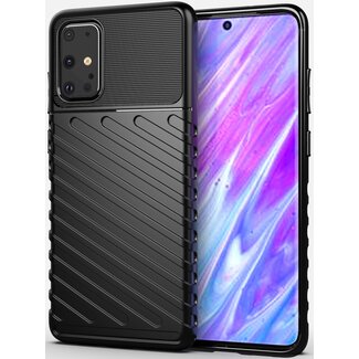 Case2go Case2go - Hoesje geschikt voor Samsung Galaxy S20 Plus - Schokbestendige TPU Back Cover - Zwart