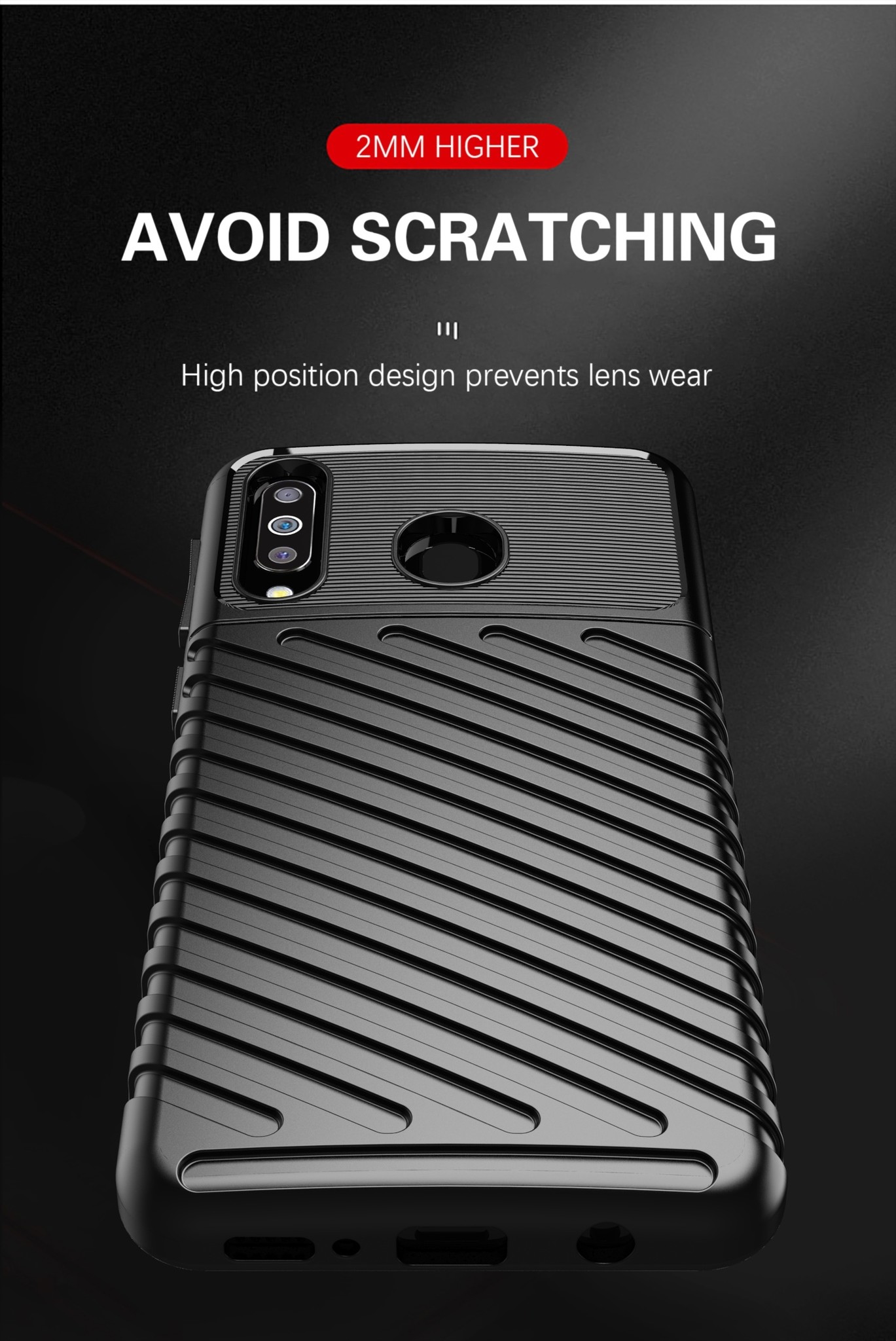 Samsung Galaxy M21 Hoesje Schokbestendige Tpu Back Cover Zwart Case2go Nl