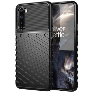 Case2go Case2go - Hoesje geschikt voor OnePlus Nord - Schokbestendige TPU Back Cover - Zwart