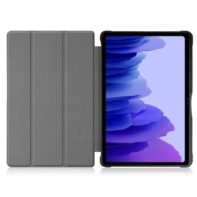 Samsung Galaxy Tab A7 (2020) Hoes - Book Case met TPU cover - Donker Blauw