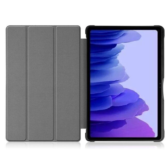 Samsung Galaxy Tab A7 (2020) Hoes - Book Case met TPU cover - Donker Groen