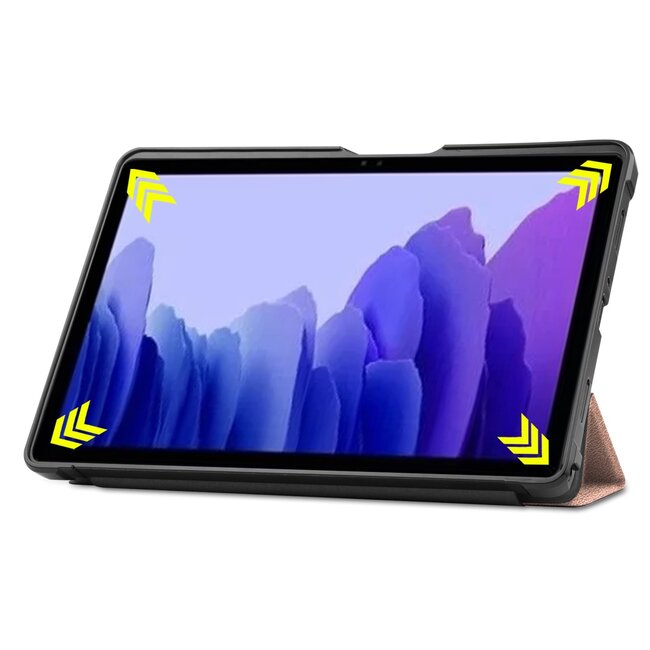 Samsung Galaxy Tab A7 (2020) Hoes - Book Case met TPU cover - Rosé Goud