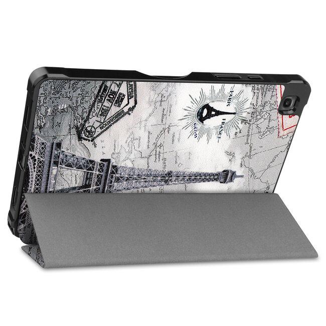 Samsung Galaxy Tab A7 (2020) Hoes - Book Case met TPU cover - Eiffeltoren