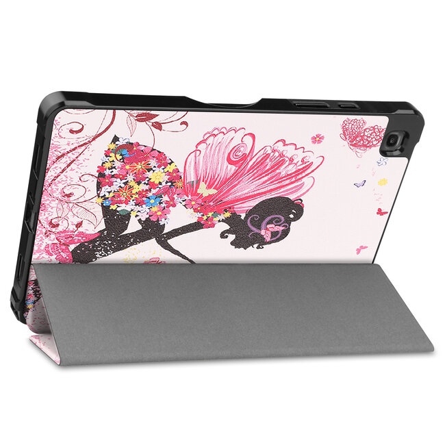 Samsung Galaxy Tab A7 (2020) Hoes - Book Case met TPU cover - Flower Fairy