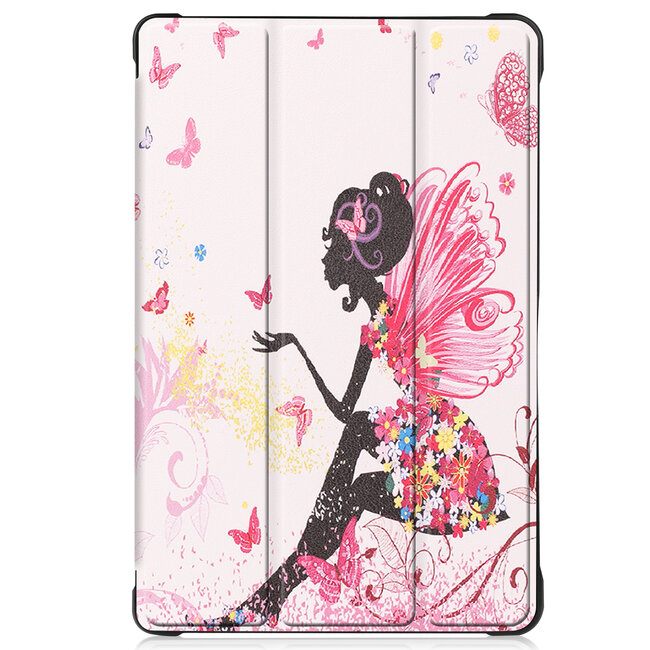 Samsung Galaxy Tab A7 (2020) Hoes - Book Case met TPU cover - Flower Fairy