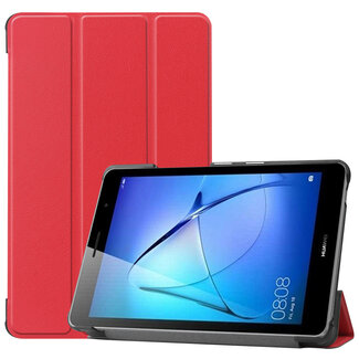 Case2go Huawei MatePad T8 hoes - Tri-Fold Book Case - Rood