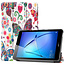 Case2go - Hoes voor de Huawei MatePad T8 - Tri-Fold Book Case - Vlinders