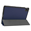 Case2go - Hoes voor de Huawei MatePad 10.4 - Tri-Fold Book Case - Donker Blauw