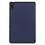 Case2go - Hoes voor de Huawei MatePad 10.4 - Tri-Fold Book Case - Donker Blauw