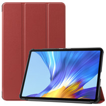 Huawei MatePad 10.4 hoes - Tri-Fold Book Case - Donker Rood