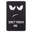 Case2go - Hoes voor de Huawei MatePad 10.4 - Tri-Fold Book Case - Don't Touch Me