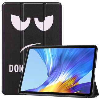 Case2go Huawei MatePad 10.4 hoes - Tri-Fold Book Case - Don't Touch Me