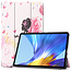 Case2go - Hoes voor de Huawei MatePad 10.4 - Tri-Fold Book Case - Flower Fairy