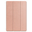 Case2go - Hoes voor de Samsung Galaxy Tab S7 Plus (2020) - Tri-Fold Book Case - Rosé Goud