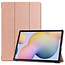 Case2go Samsung Galaxy Tab S7 Plus (2020) hoes - Tri-Fold Book Case - Rosé Goud