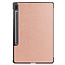 Case2go - Hoes voor de Samsung Galaxy Tab S7 Plus (2020) - Tri-Fold Book Case - Rosé Goud