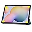 Case2go - Hoes voor de Samsung Galaxy Tab S7 Plus (2020) - Tri-Fold Book Case - Witte Bloesem