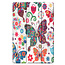 Case2go - Hoes voor de Samsung Galaxy Tab S7 Plus (2020) - Tri-Fold Book Case - Vlinders