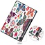 Case2go - Hoes voor de Samsung Galaxy Tab S7 Plus (2020) - Tri-Fold Book Case - Vlinders