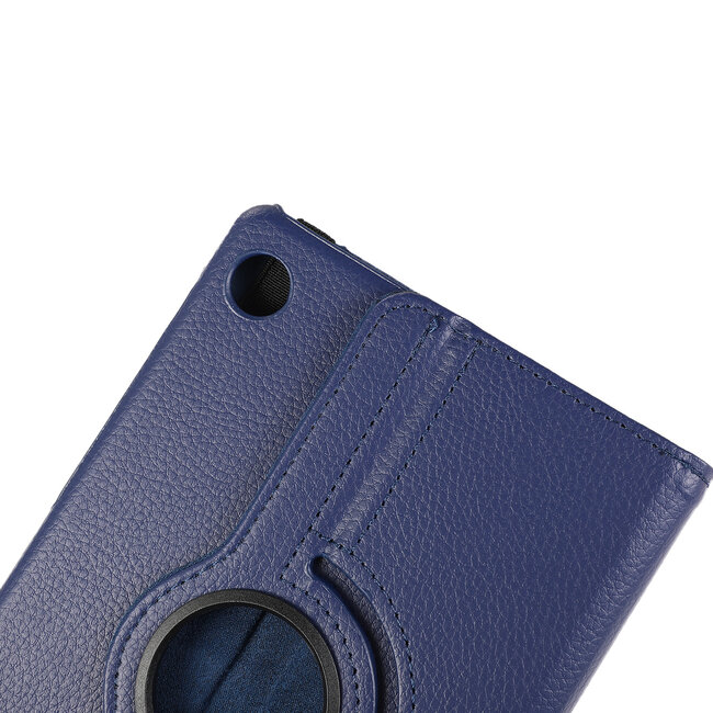 Case2go - Hoes voor de Huawei MatePad T8 - 360 Graden Draaibare Book Case - Donker Blauw