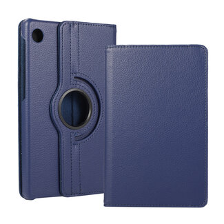 Case2go Huawei MatePad T8 hoes - Draaibare Book Case - Donker Blauw