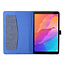 Case2go - Hoes voor Huawei MatePad T8 - Book Case met Soft TPU houder - Blauw