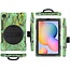 Case2go - Hoes voor Samsung Galaxy Tab S7 Plus - Hand Strap Armor Case Met Pencil Houder - Camouflage