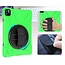 Case2go - Hoes voor Apple iPad Pro 11 (2018/2020) - Hand Strap Armor Case - Groen