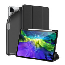 Apple iPad Pro 12.9 (2020) hoes - Dux Ducis Osom Tri-Fold Book Case Series - Zwart