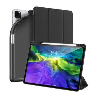 Dux Ducis Apple iPad Pro 12.9 (2020) hoes - Dux Ducis Osom Tri-Fold Book Case Series - Zwart