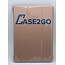 Case2go - Hoes voor de Samsung Galaxy Tab S6 Lite - Tri-Fold Book Case met Stylus Pen houder - Rosé Goud