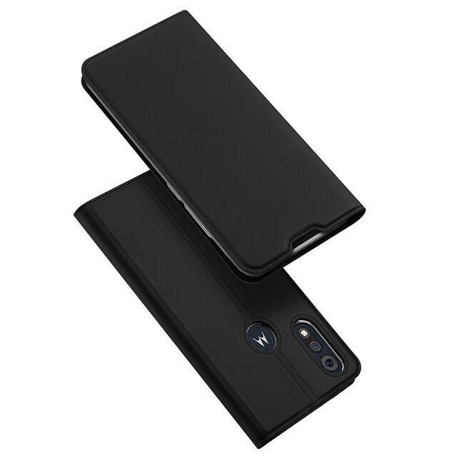 Motorola Moto E6s Hoesje - Dux Ducis Skin Pro Book Case - Zwart