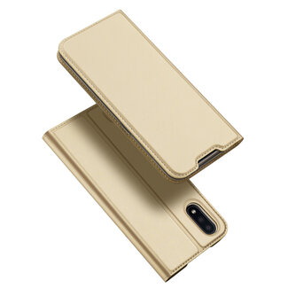 Dux Ducis Samsung Galaxy M01 Hoesje - Dux Ducis Skin Pro Book Case - Goud