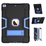 Case2go - Hoes voor Apple iPad 9.7 (2017/2018) - Schokbestendige Back - Hybrid Armor Case - Zwart/Blauw