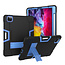 Case2go - Hoes voor Apple iPad Pro 11 (2020) - Schokbestendige Back - Hybrid Armor Case - Zwart/Blauw