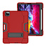 Case2go - Hoes voor Apple iPad Pro 11 (2020) - Schokbestendige Back - Hybrid Armor Case - Rood/Zwart