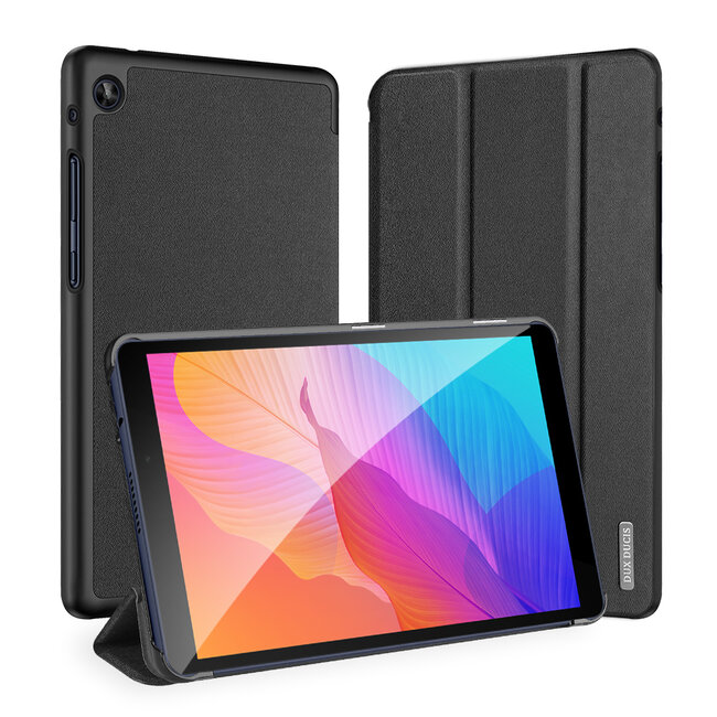 Huawei MatePad T8 hoes - Dux Ducis Domo Book Case - Zwart