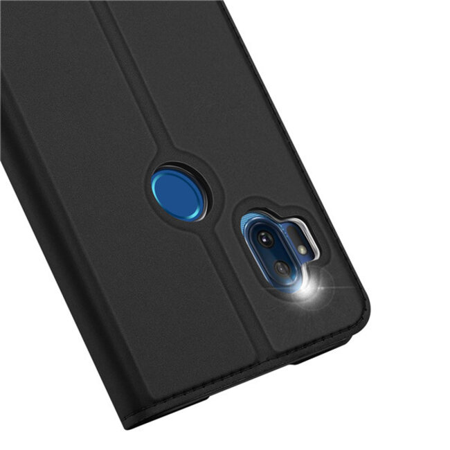 Motorola One Hyper hoesje - Dux Ducis Skin Pro Book Case - Zwart