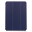 Case2go - Hoes voor de iPad Air 10.9 (2020) - Tri fold Book Case - Donker blauw