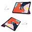 Case2go - Hoes voor de iPad Air 10.9 (2020) - Tri fold Book Case - Paars