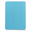 Case2go - Hoes voor de iPad Air 10.9 (2020) - Tri fold Book Case - Licht Blauw