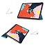 Case2go - Hoes voor de iPad Air 10.9 (2020) - Tri fold Book Case - Licht Blauw