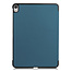 Case2go - Hoes voor de iPad Air 10.9 (2020) - Tri fold Book Case - Cyaan