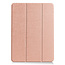 Case2go - Hoes voor de iPad Air 10.9 (2020) - Tri fold Book Case - Rosé Goud